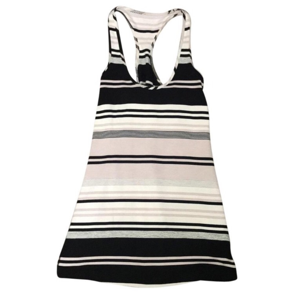 Striped lululemon tank size 4